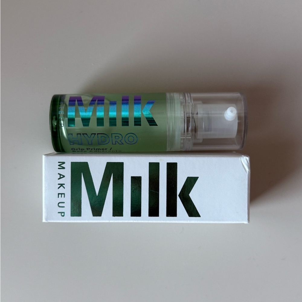 Milk Makeup Hydro Grip Primer in Green and White